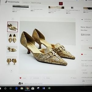 Reposh- nine west kitten heels